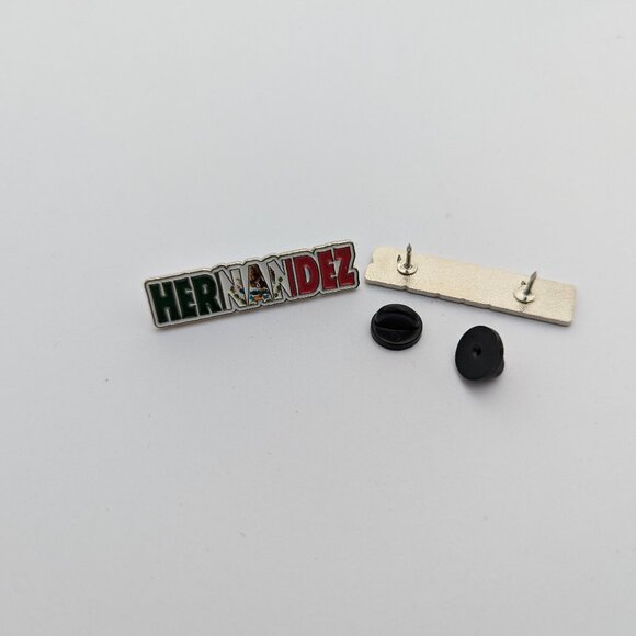 Pin Hernandez Pin for Caps Clothing Enamel Badge MTZ Mexican Flag Pin Hdz Flag - Picture 2 of 6